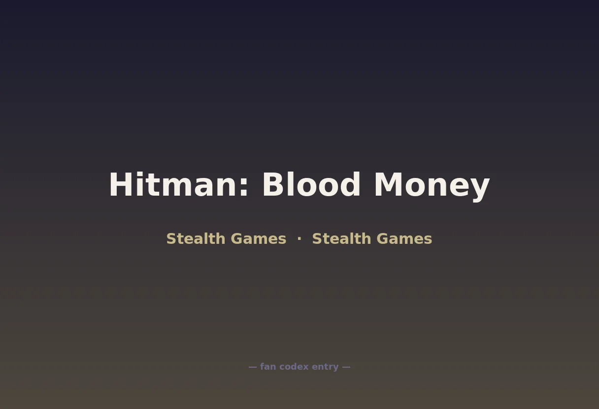 Hitman: Blood Money