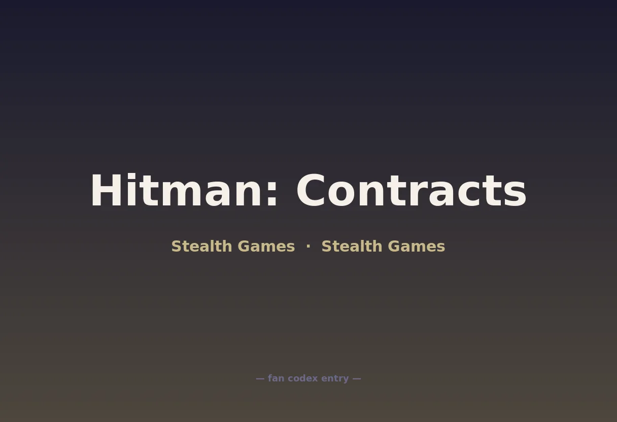 Hitman: Contracts