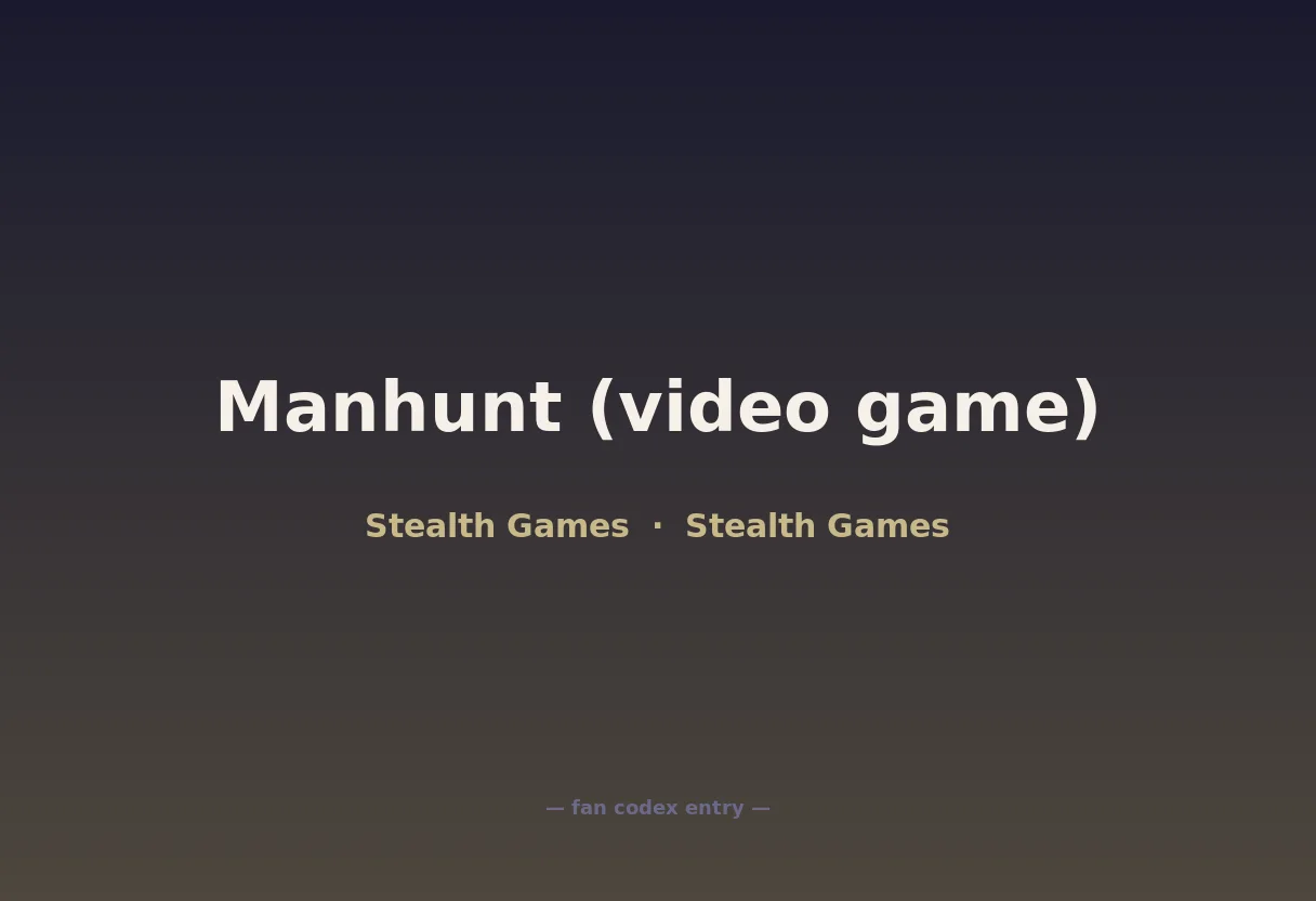 Manhunt (video game)