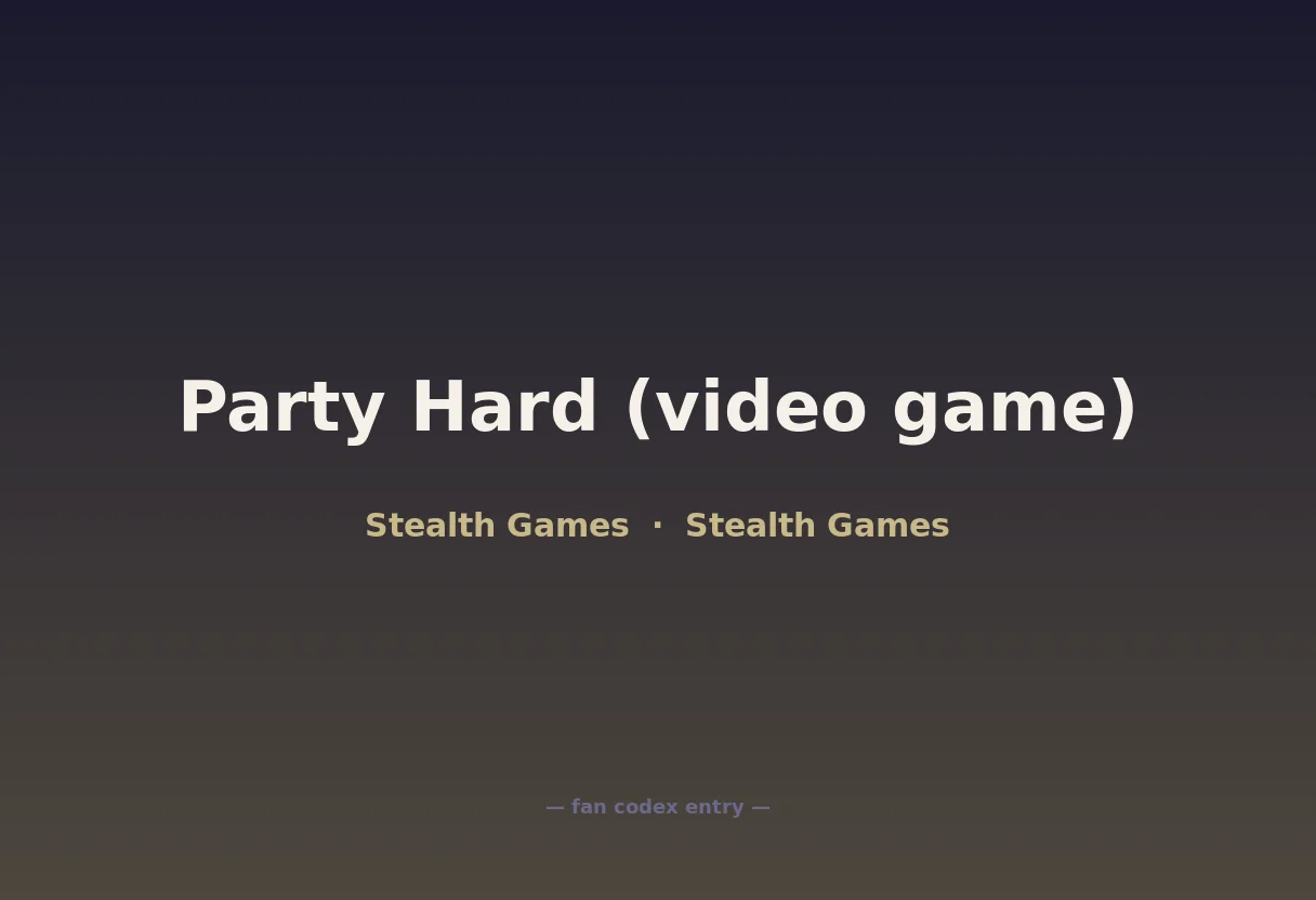 Party Hard (video game)