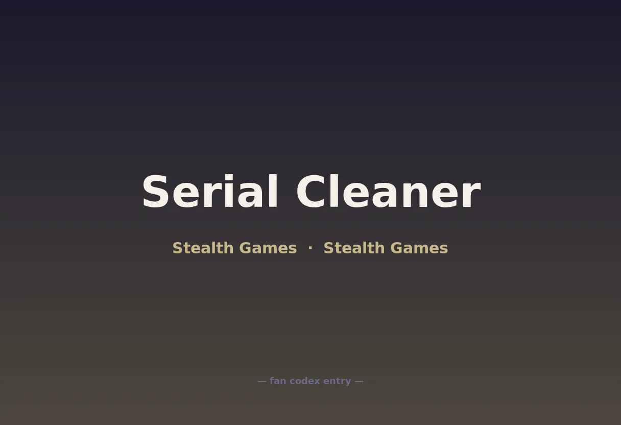 Serial Cleaner