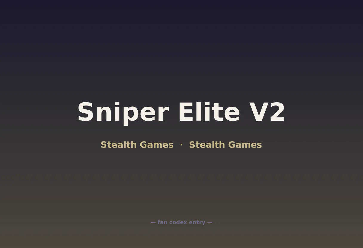 Sniper Elite V2
