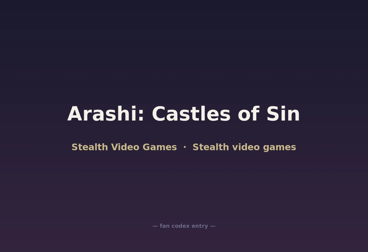 Arashi: Castles of Sin