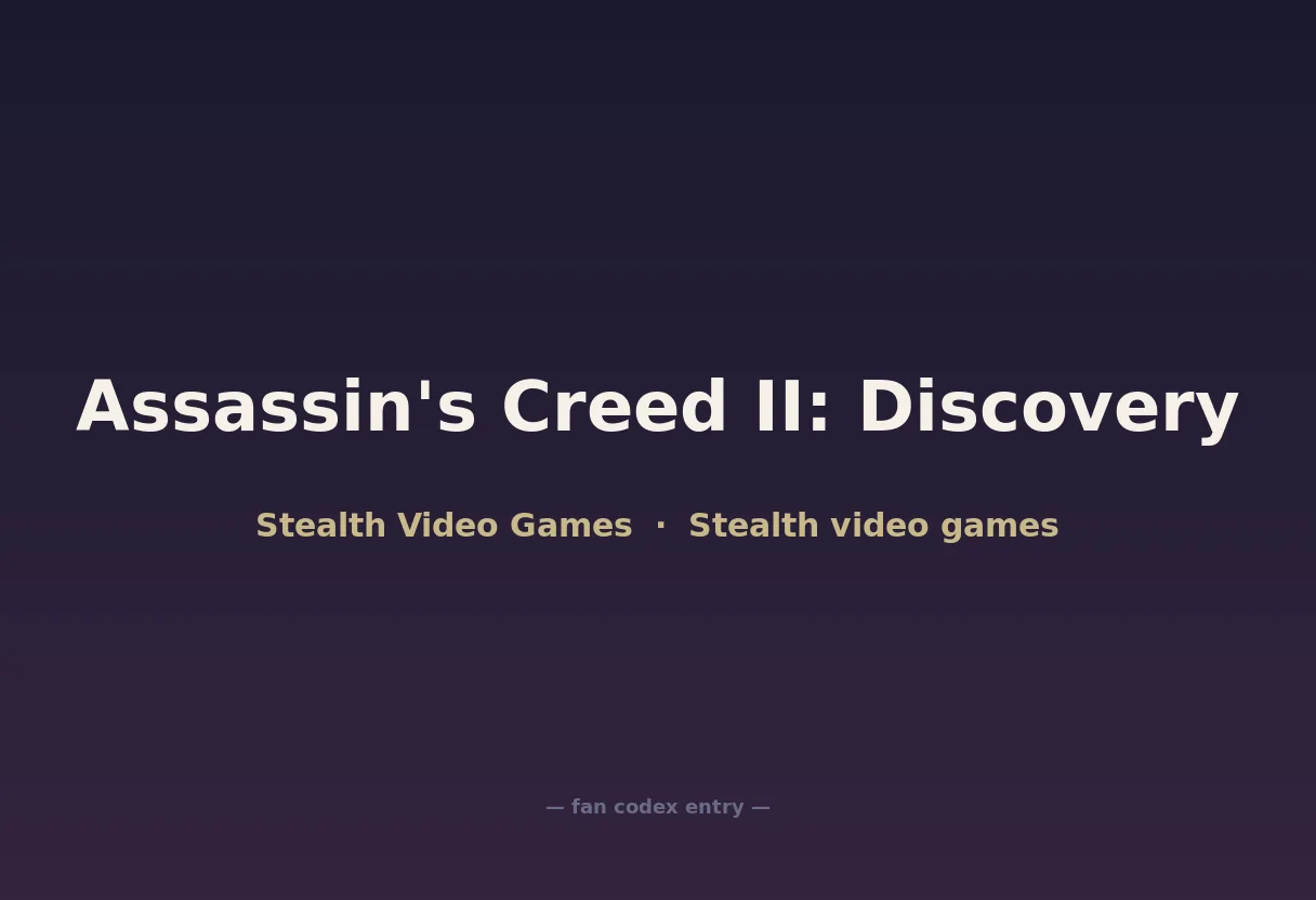 Assassin's Creed II: Discovery