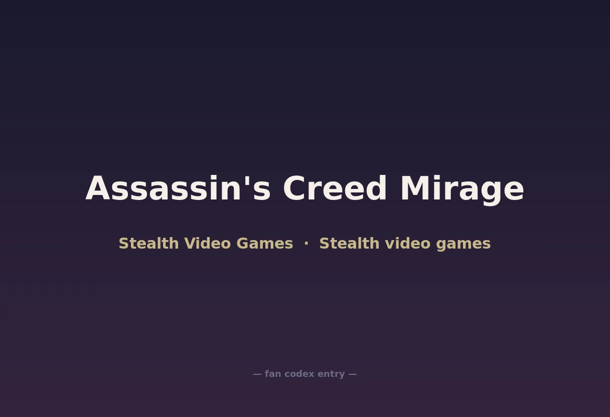 Assassin's Creed Mirage