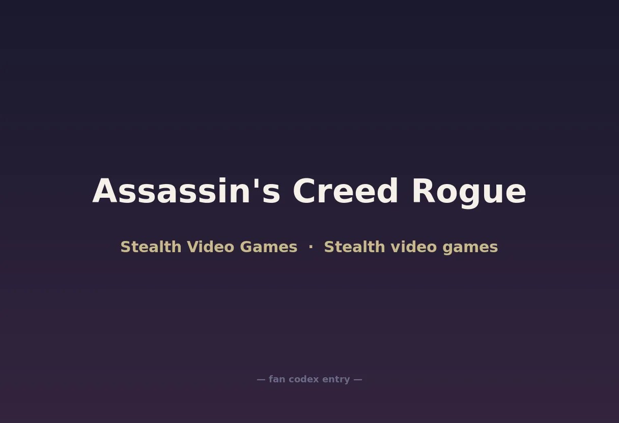 Assassin's Creed Rogue