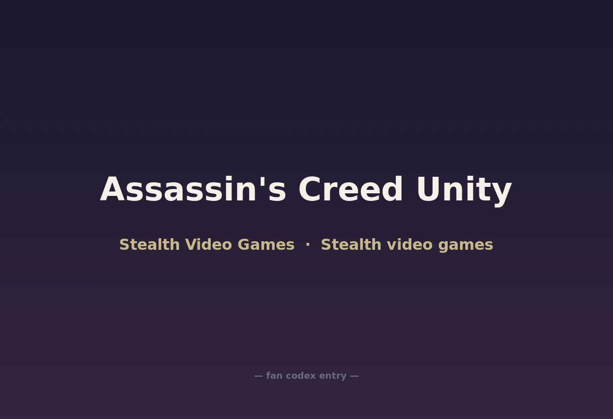 Assassin's Creed Unity
