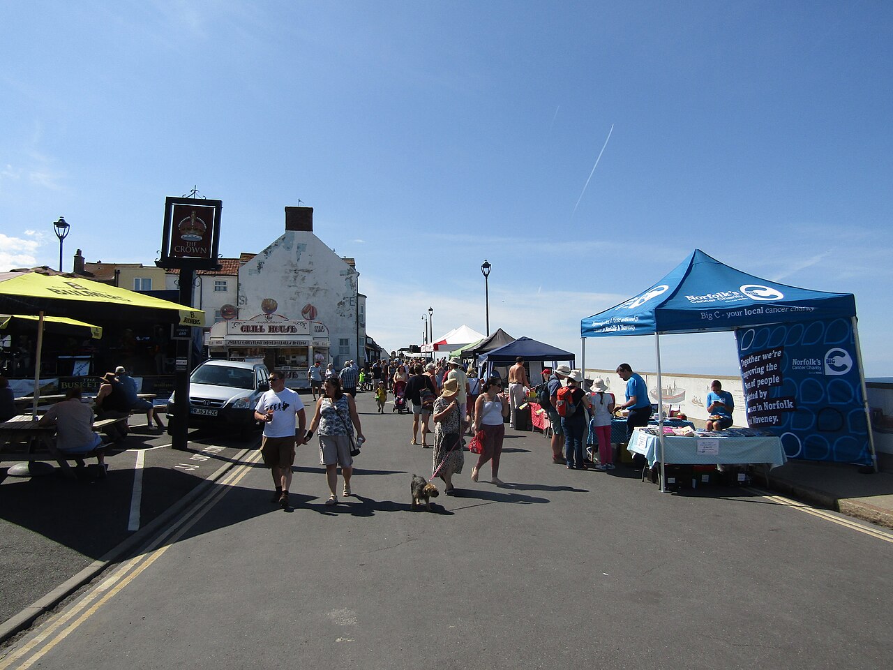 2018-08-01 Norfolk Big C charity stalls at Sheringham Carnival 2018 (1)