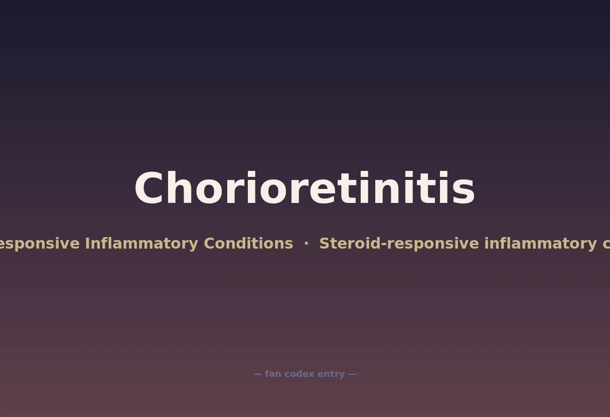 Chorioretinitis
