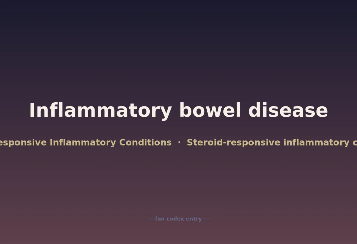 Inflammatory bowel disease