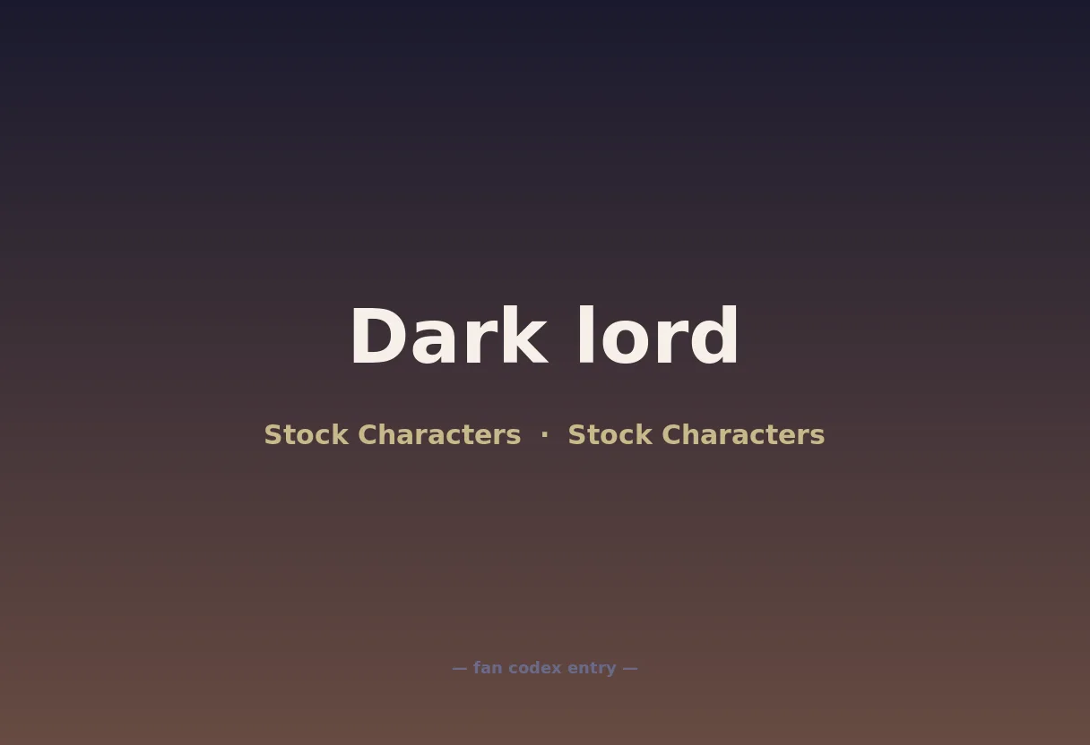 Dark lord