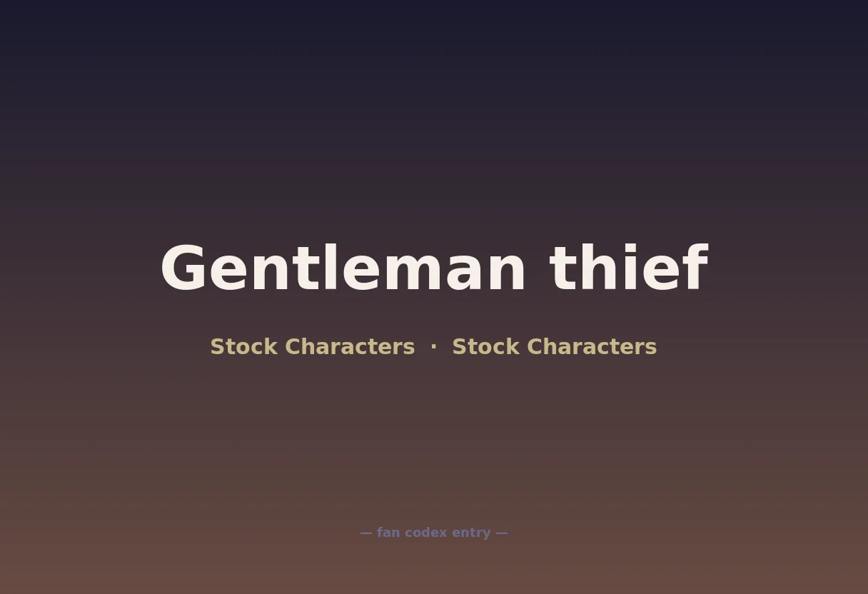 Gentleman thief