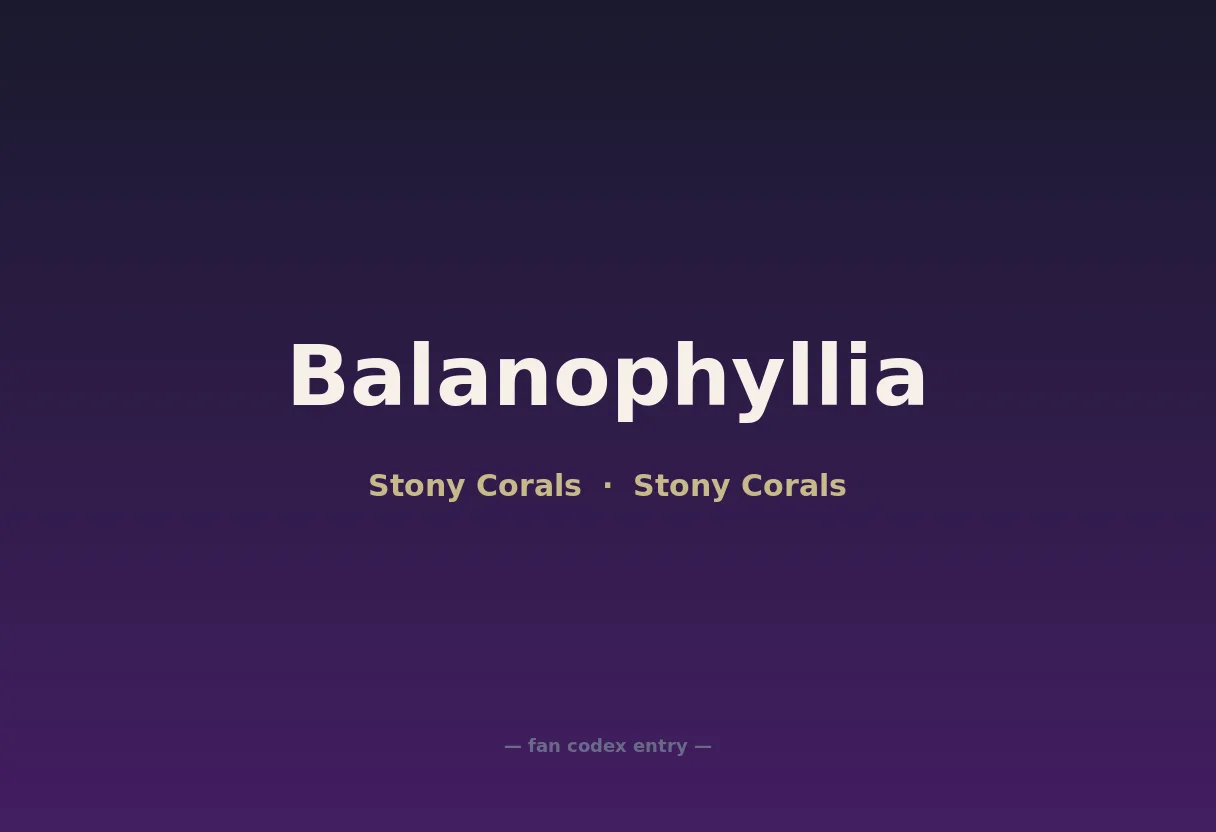 Balanophyllia