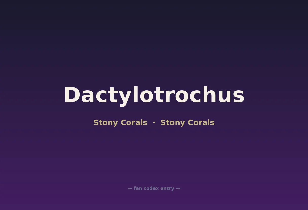 Dactylotrochus