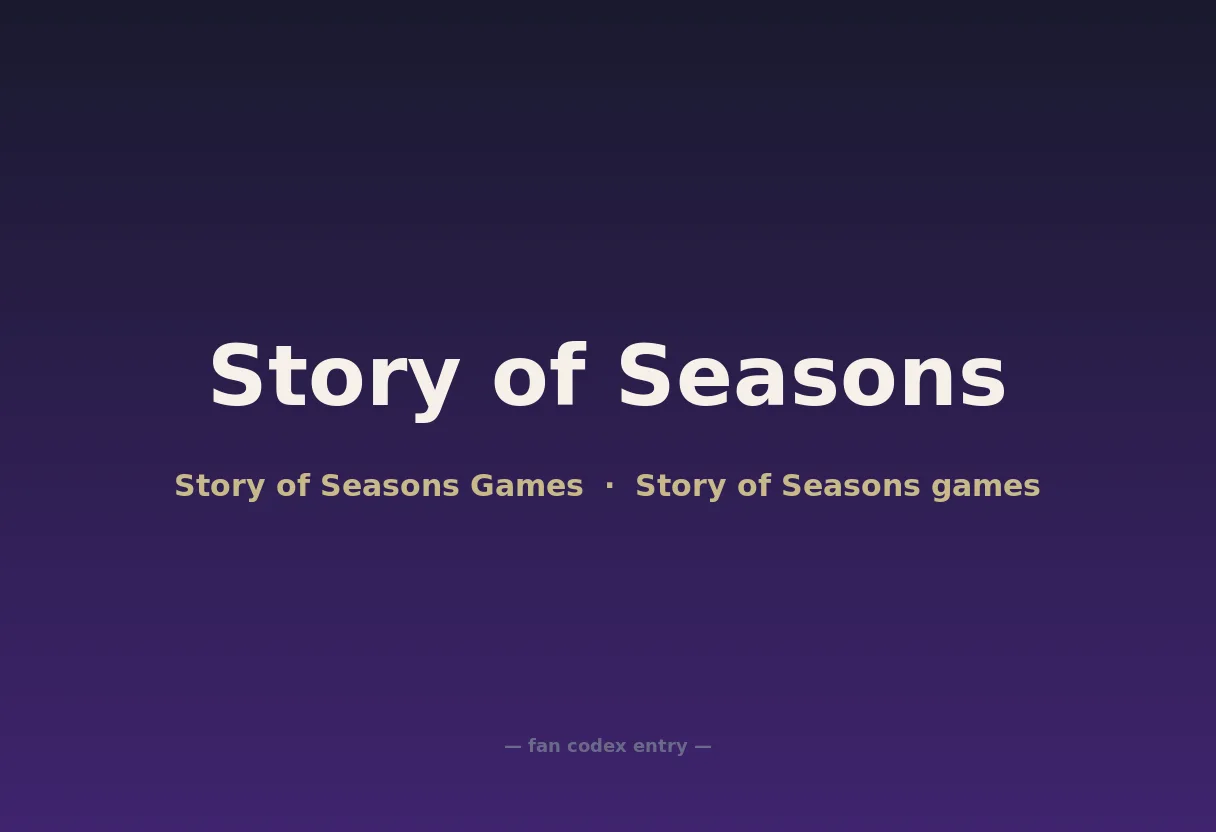 Story of Seasons