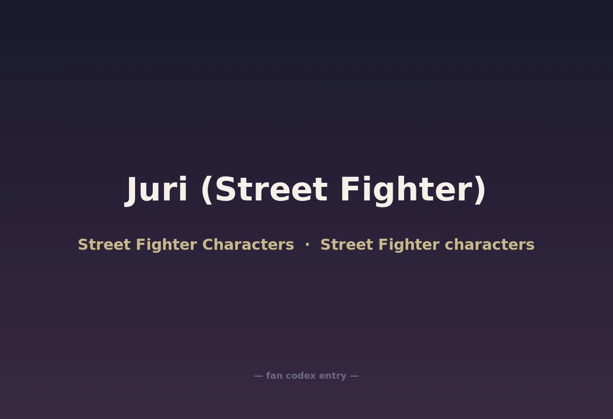 Juri (Street Fighter)