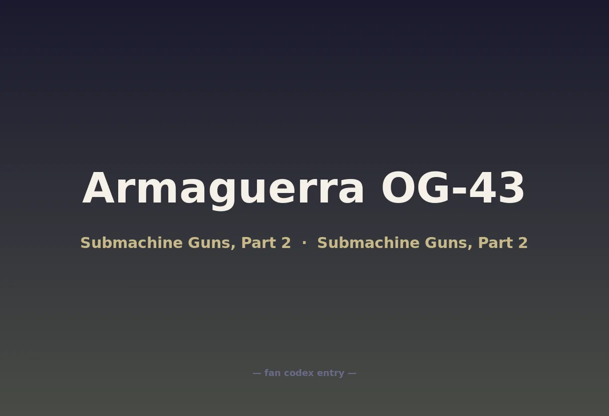 Armaguerra OG-43