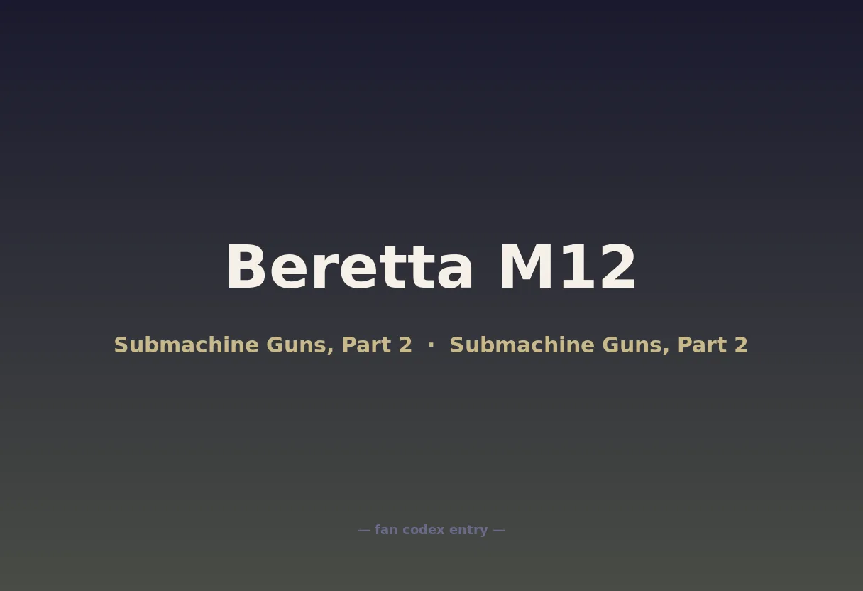 Beretta M12