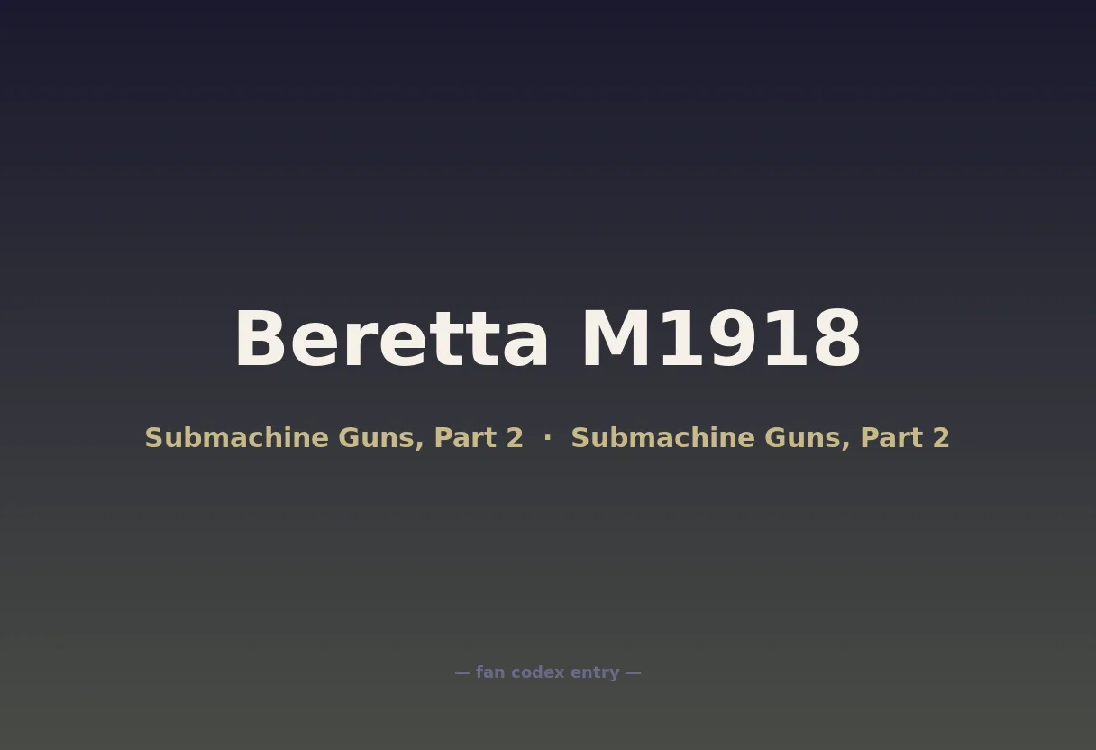 Beretta M1918