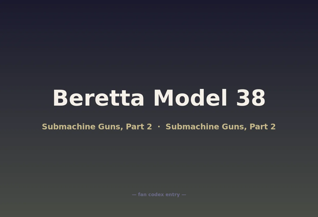 Beretta Model 38