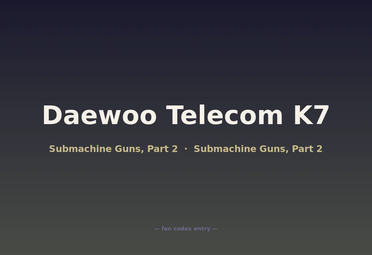 Daewoo Telecom K7