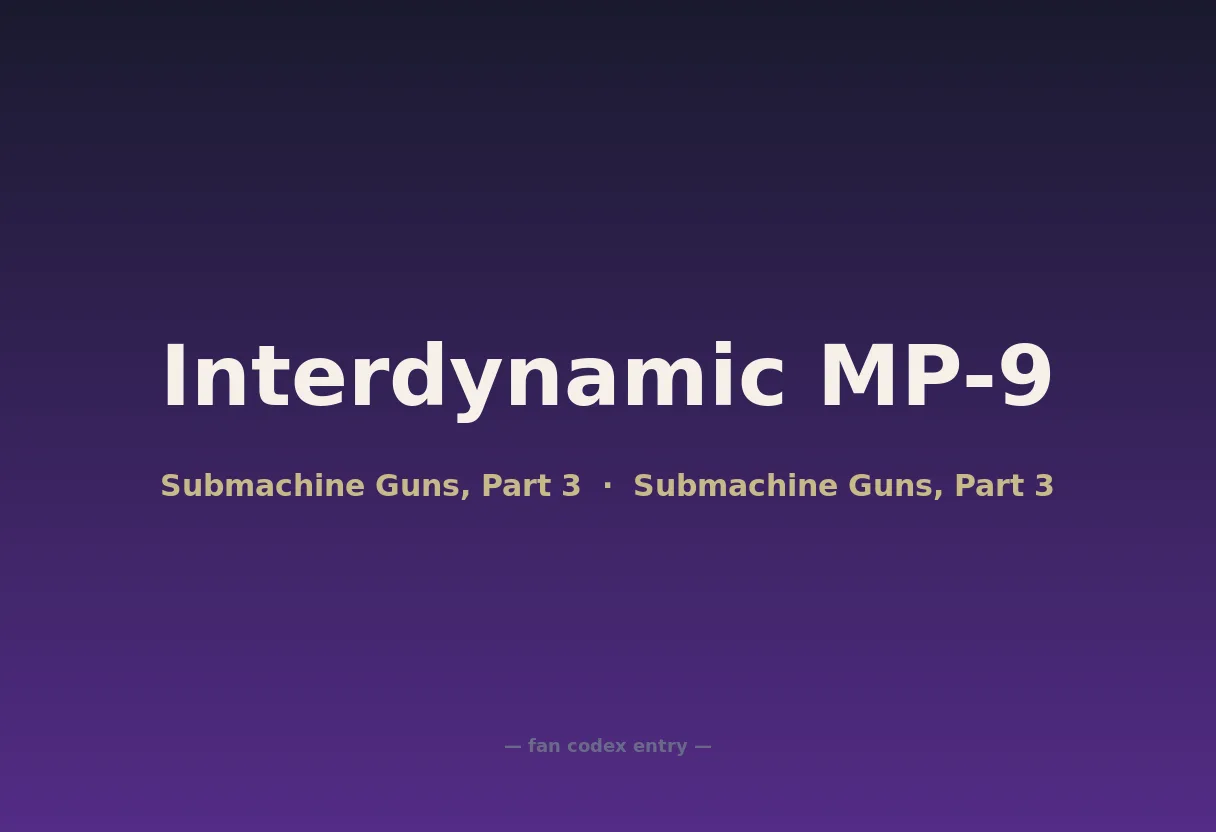 Interdynamic MP-9