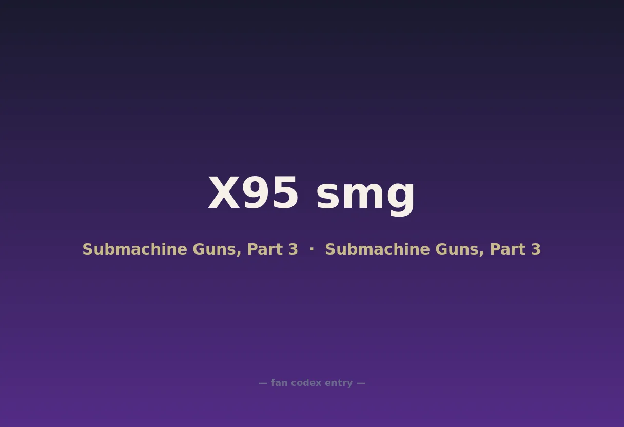 X95 smg