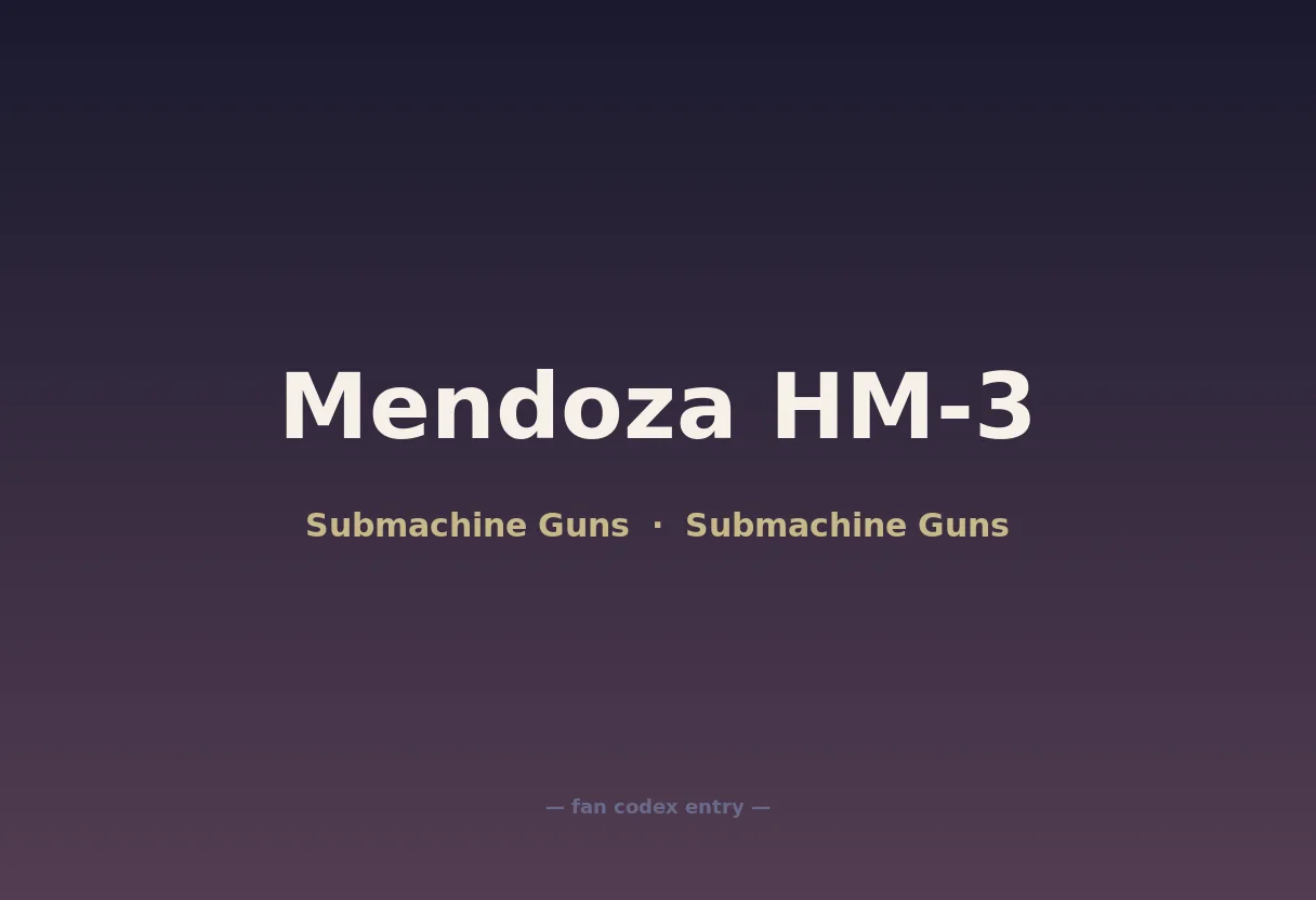Mendoza HM-3