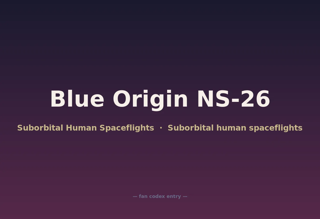 Blue Origin NS-26