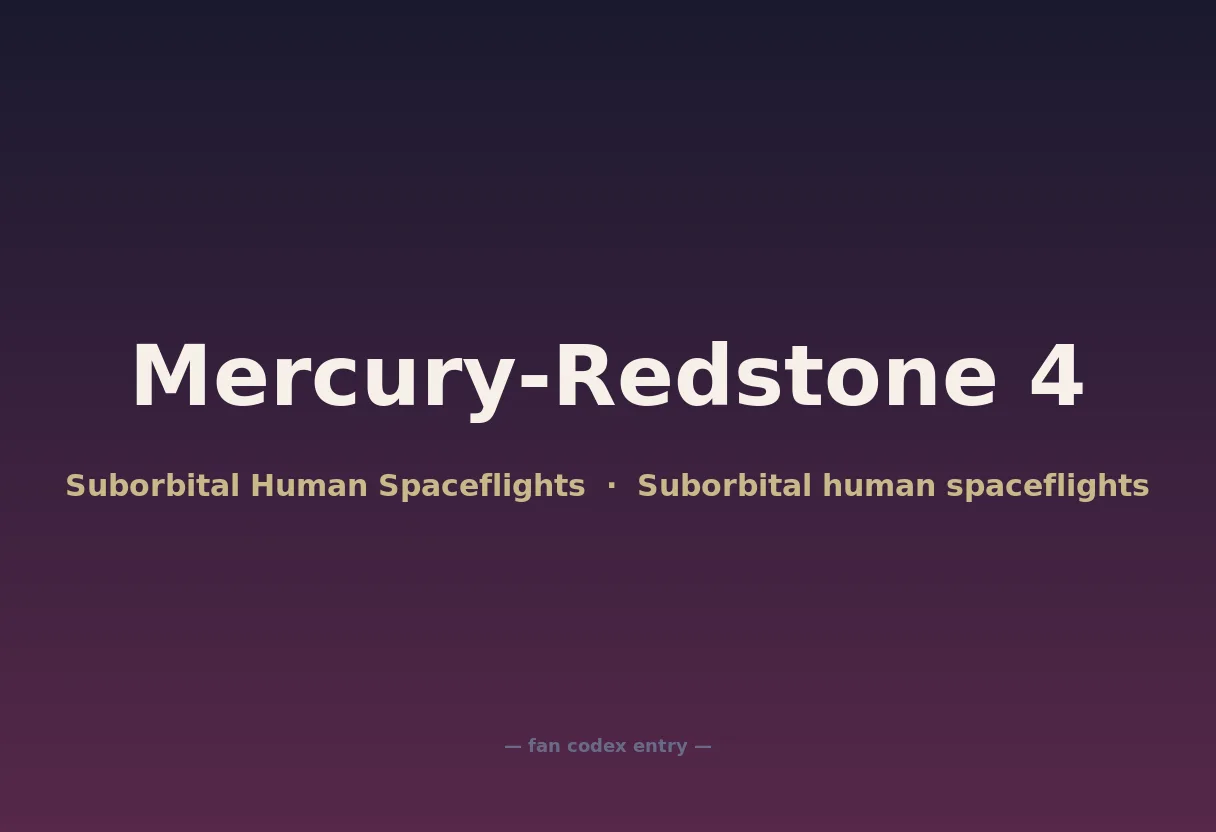 Mercury-Redstone 4