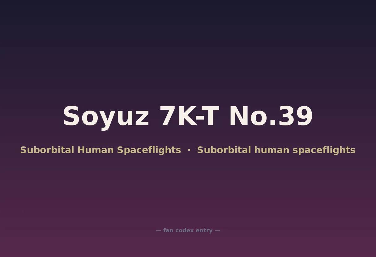 Soyuz 7K-T No.39