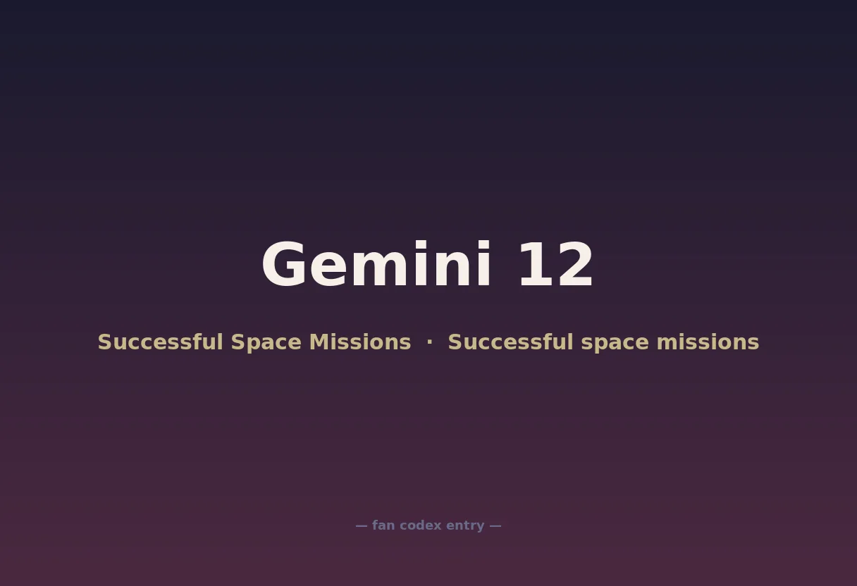 Gemini 12