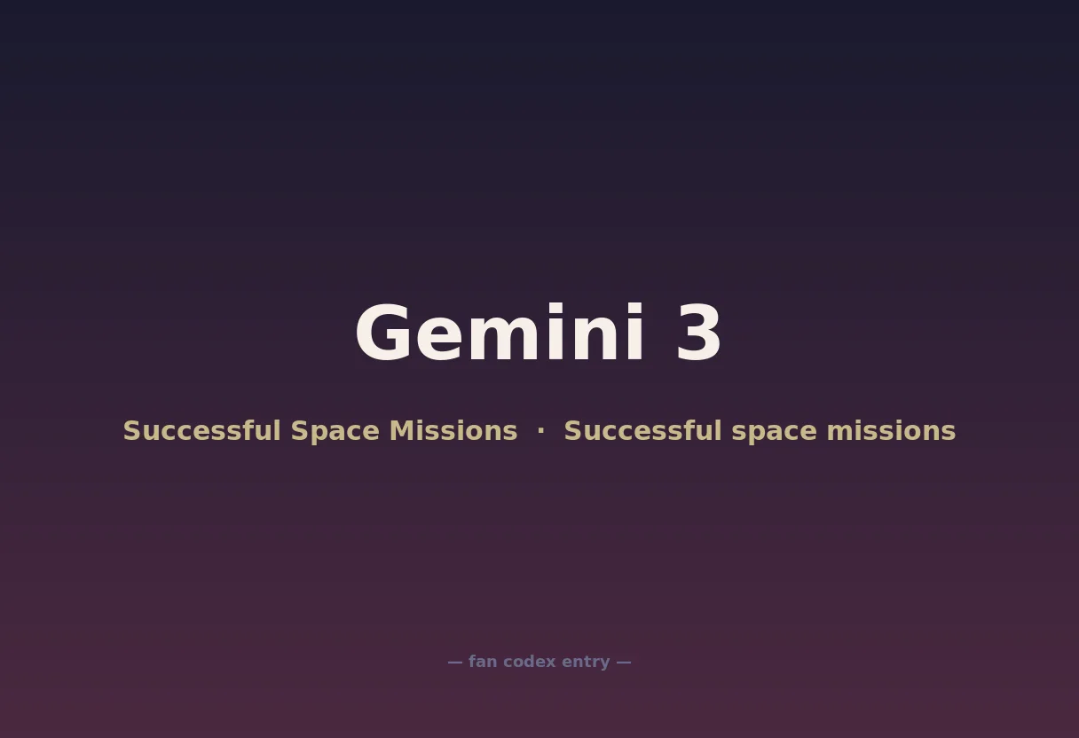 Gemini 3