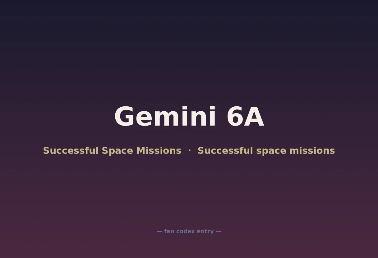 Gemini 6A