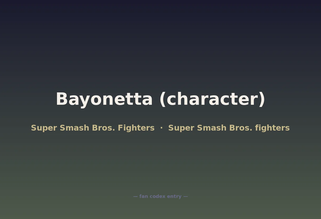 Bayonetta (character)