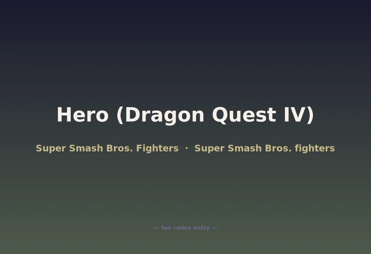 Hero (Dragon Quest IV)