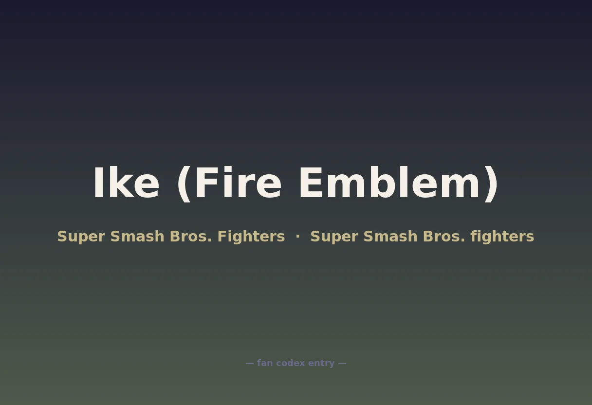 Ike (Fire Emblem)