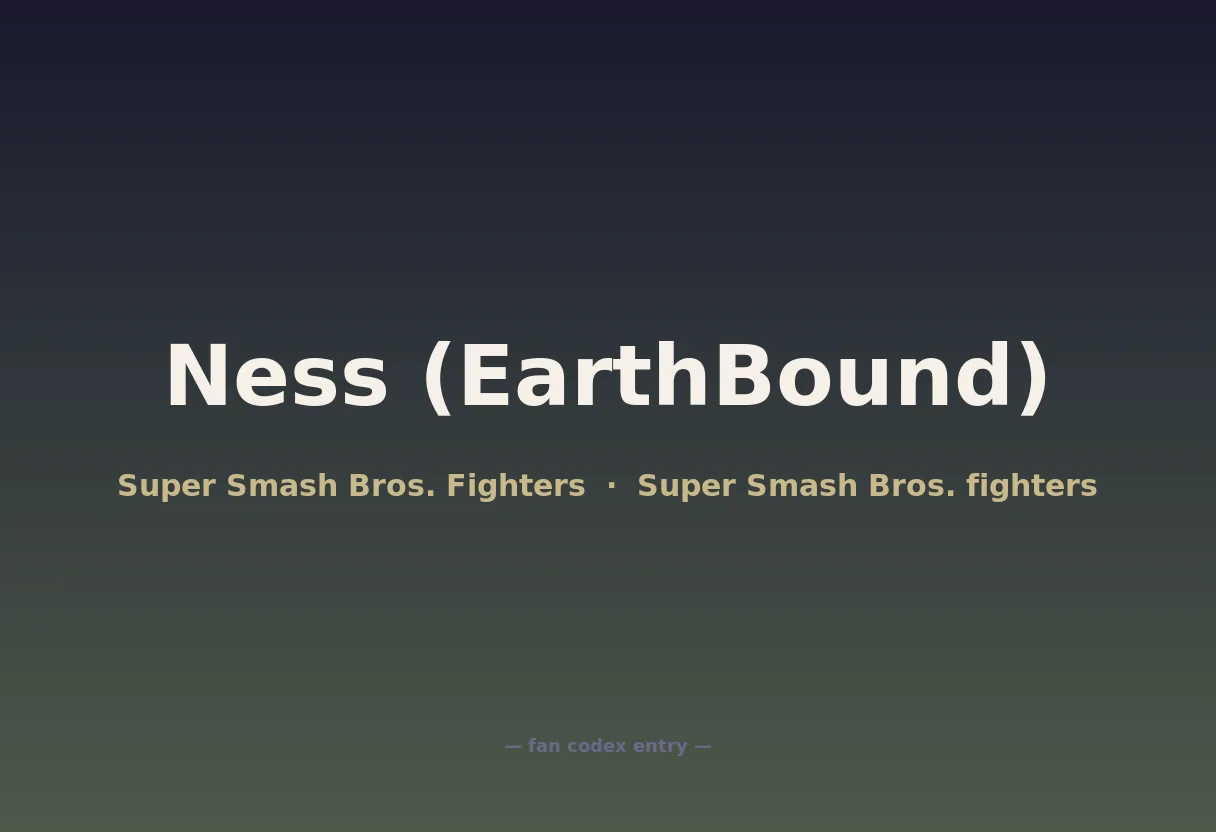 Ness (EarthBound)