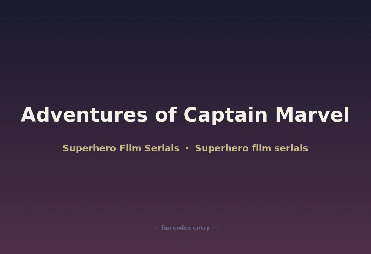 Adventures of Captain Marvel