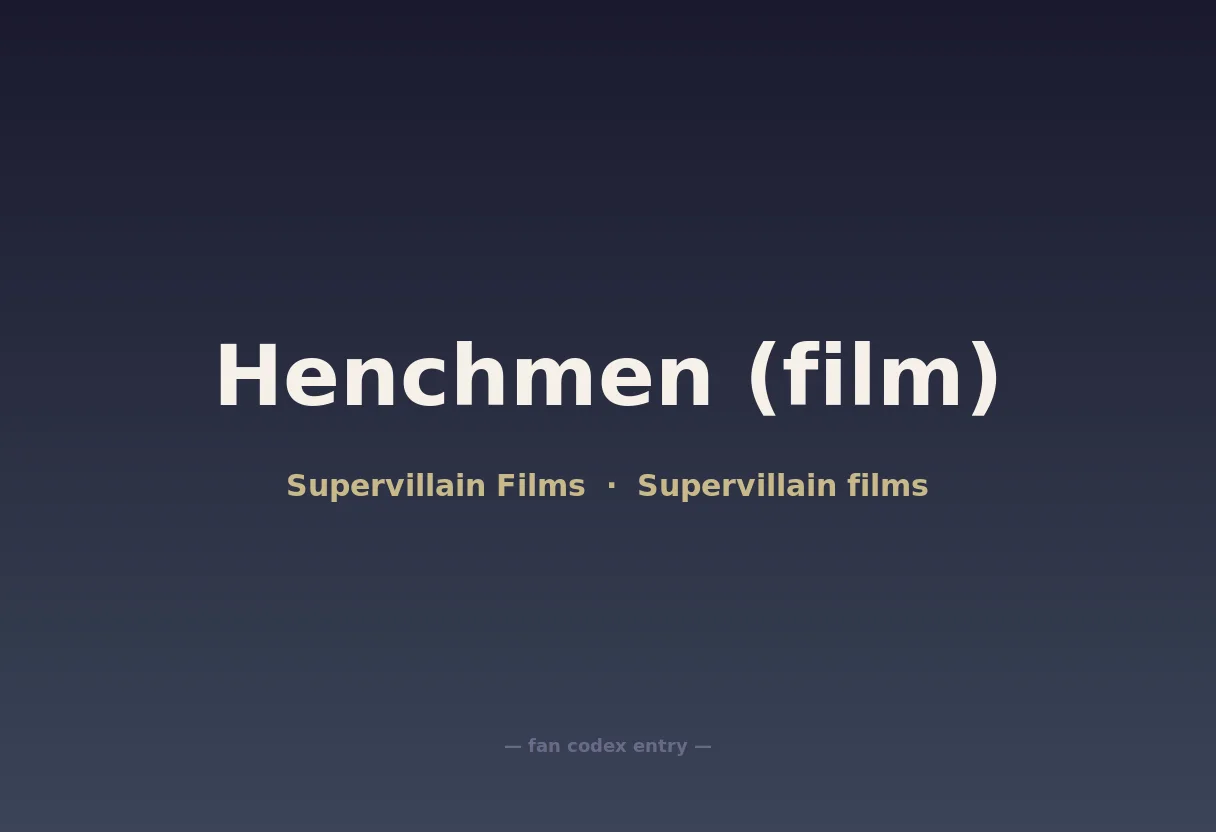 Henchmen (film)