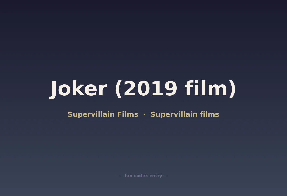 Joker (2019 film)