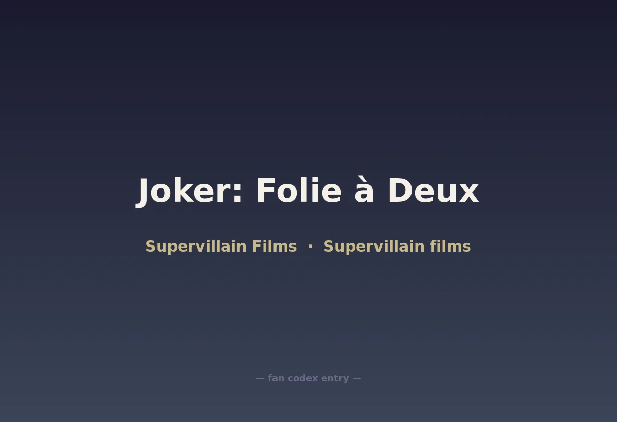 Joker: Folie à Deux