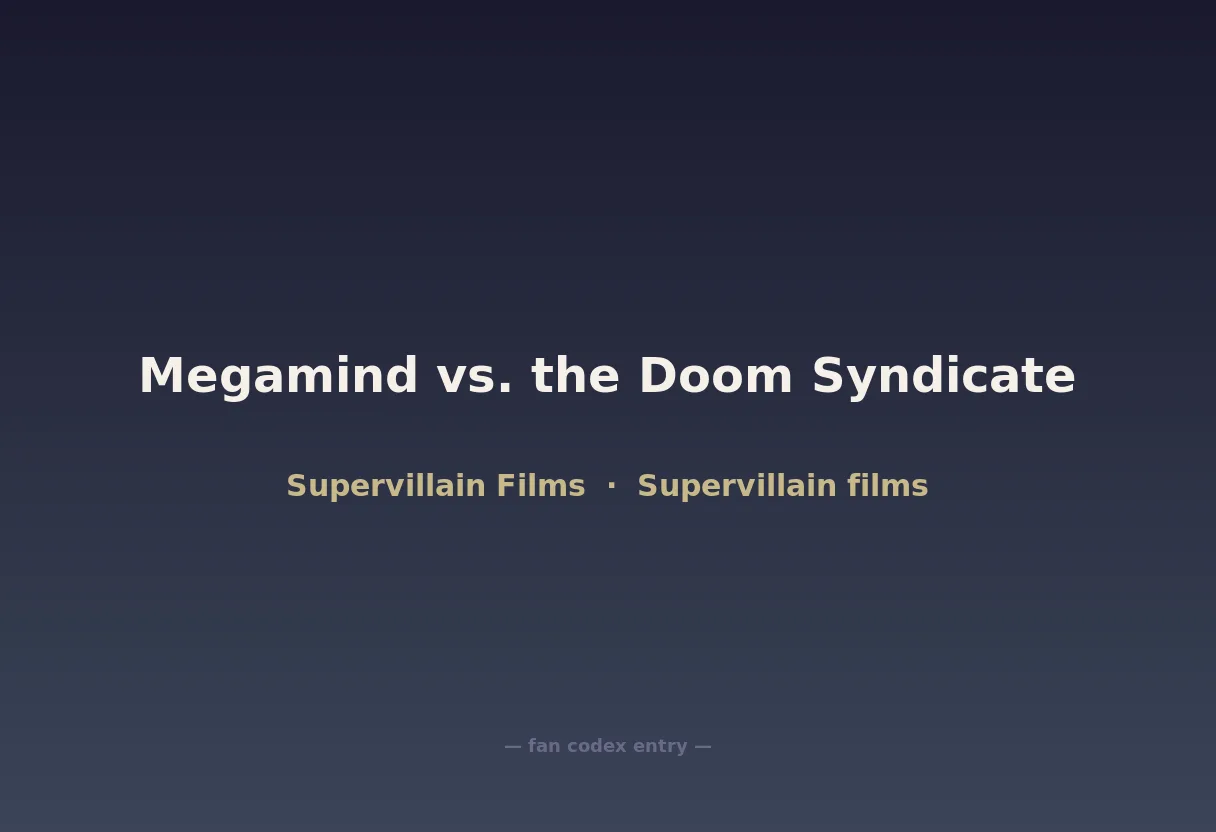 Megamind vs. the Doom Syndicate