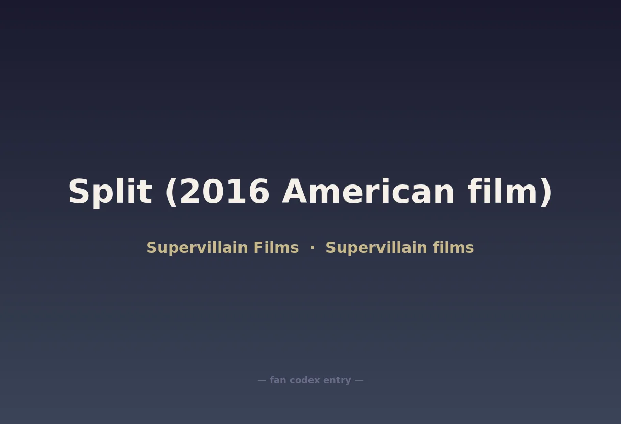 Split (2016 American film)