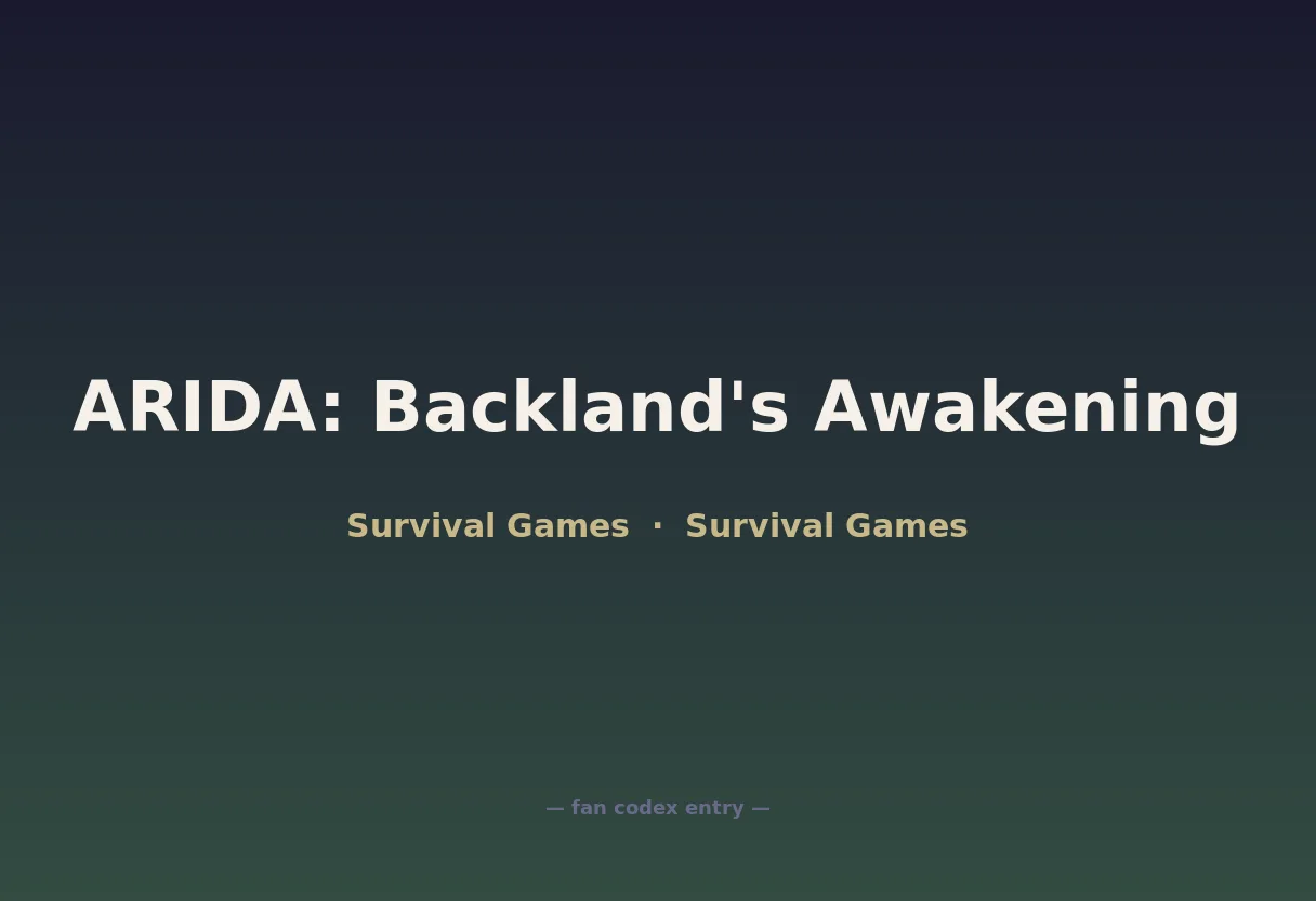 ARIDA: Backland's Awakening