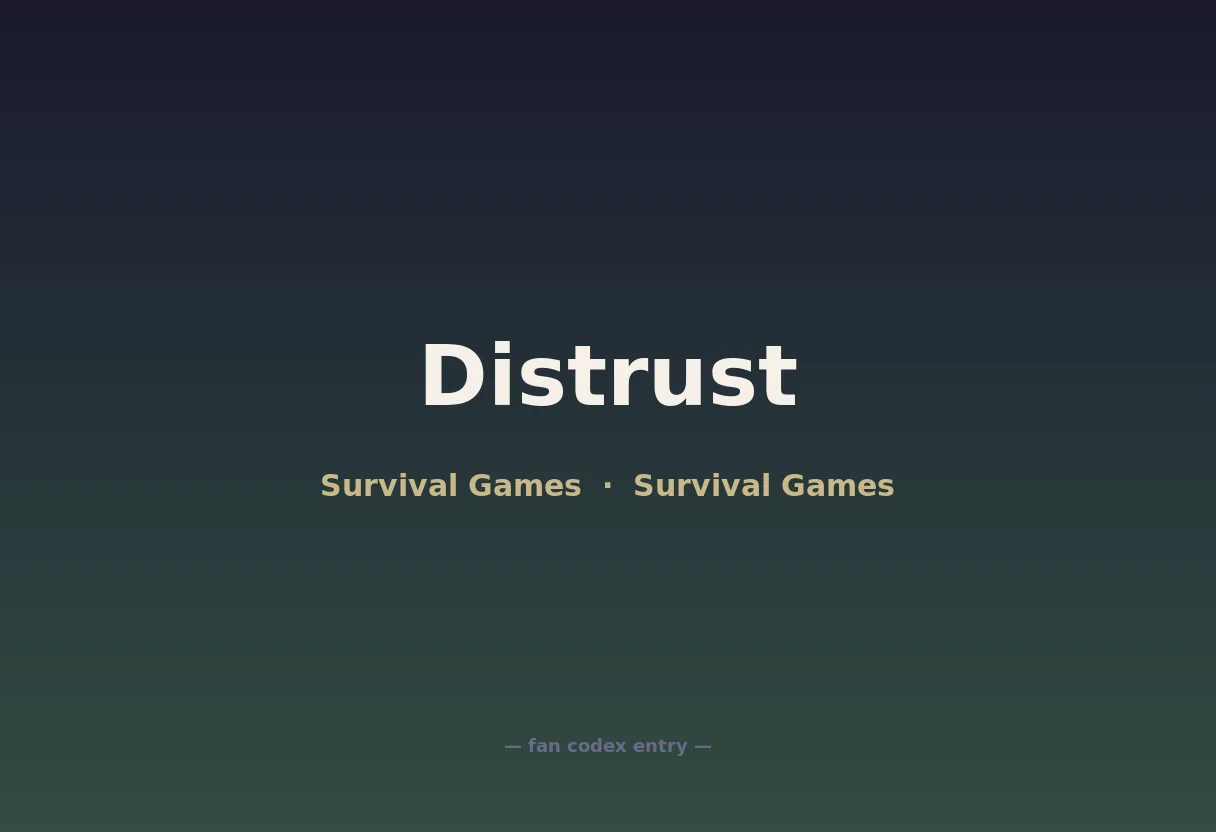 Distrust