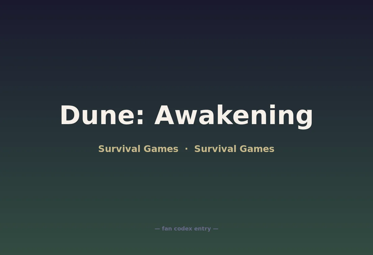 Dune: Awakening