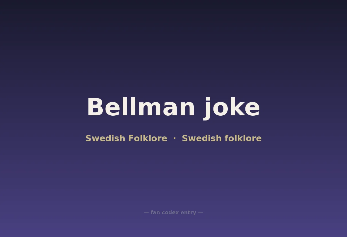 Bellman joke