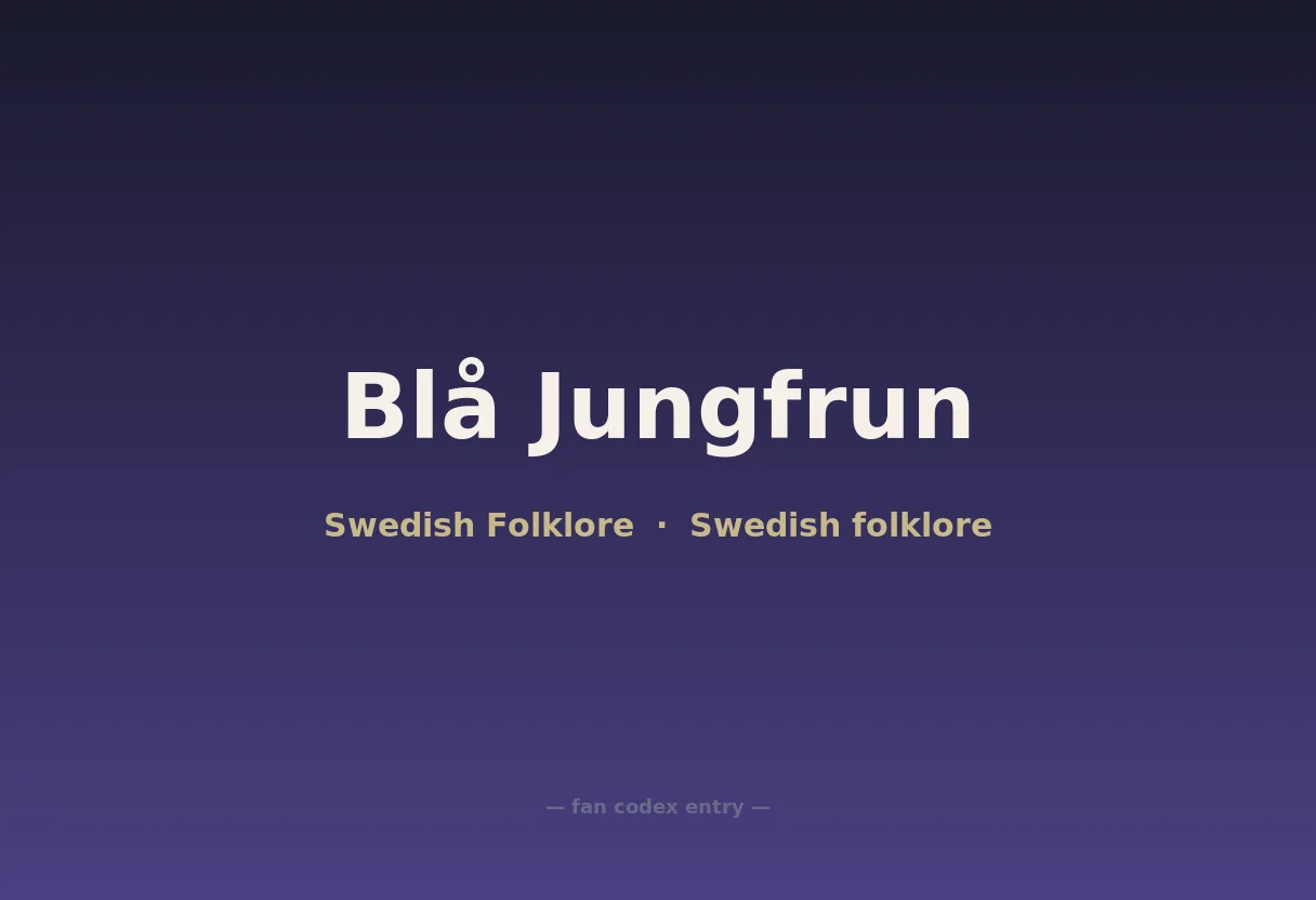 Blå Jungfrun