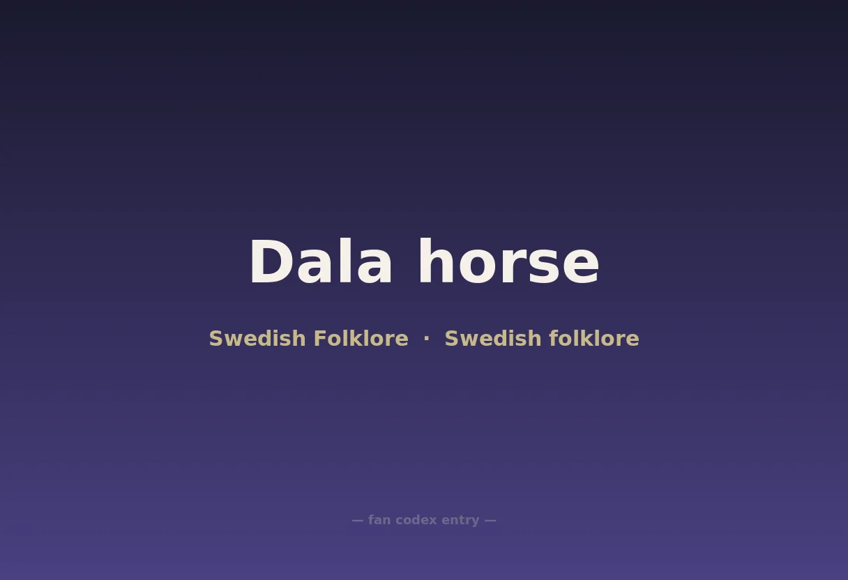 Dala horse